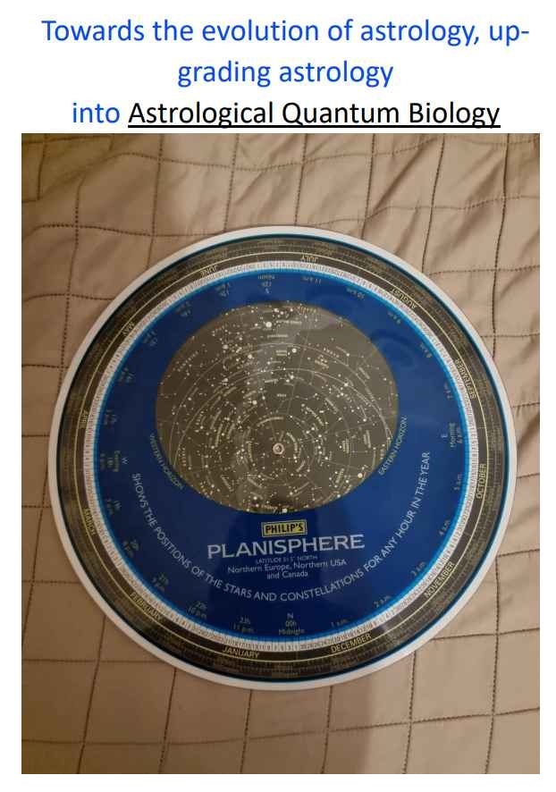 Quantum astrological evolution Quantum astrological evolution